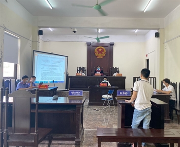 Viện KSND huyện Đông Anh thực hiện phiên tòa số hóa hồ sơ vụ án hình sự